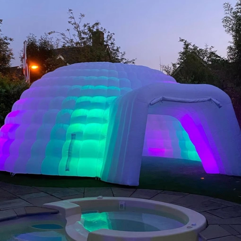 Big White Inflatable Dome Tent