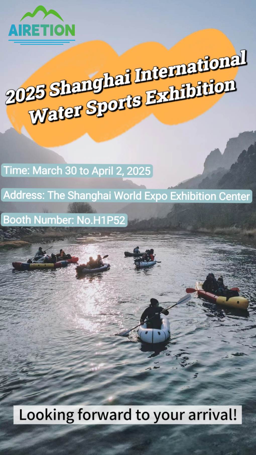Venite a trovarci all&#39;Esposizione Internazionale degli Sport Acquatici di Shanghai del 2025!