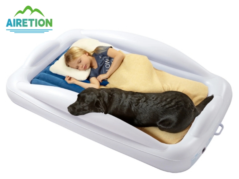 Prova il comfort ovunque con il lettino da viaggio gonfiabile per bambini
