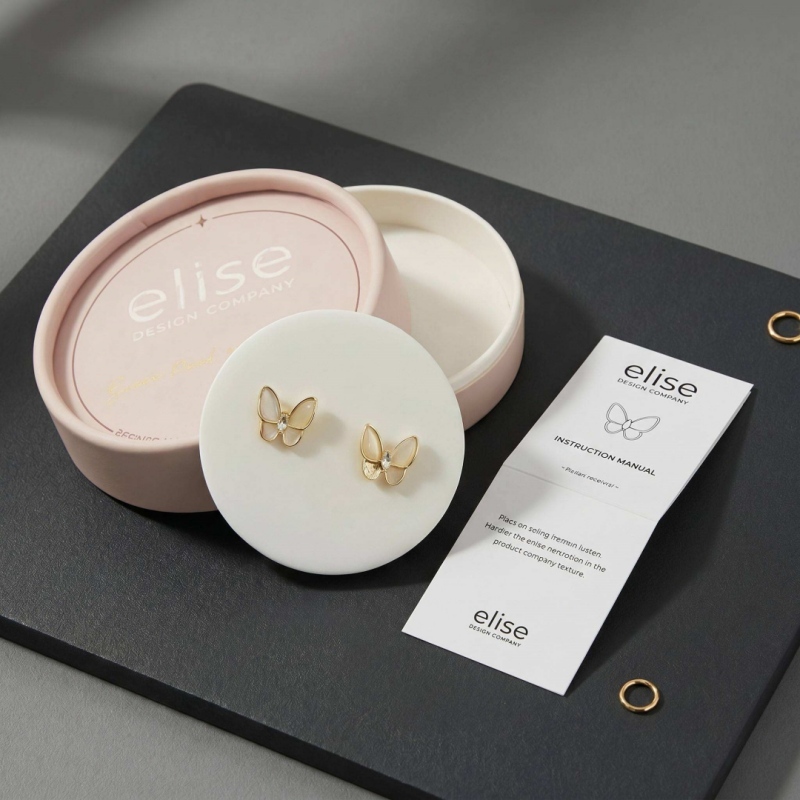 AR-JB010-Eco Recyclable Corrugated Round Jewelry Packaging Box-Airetion - AIRETION
