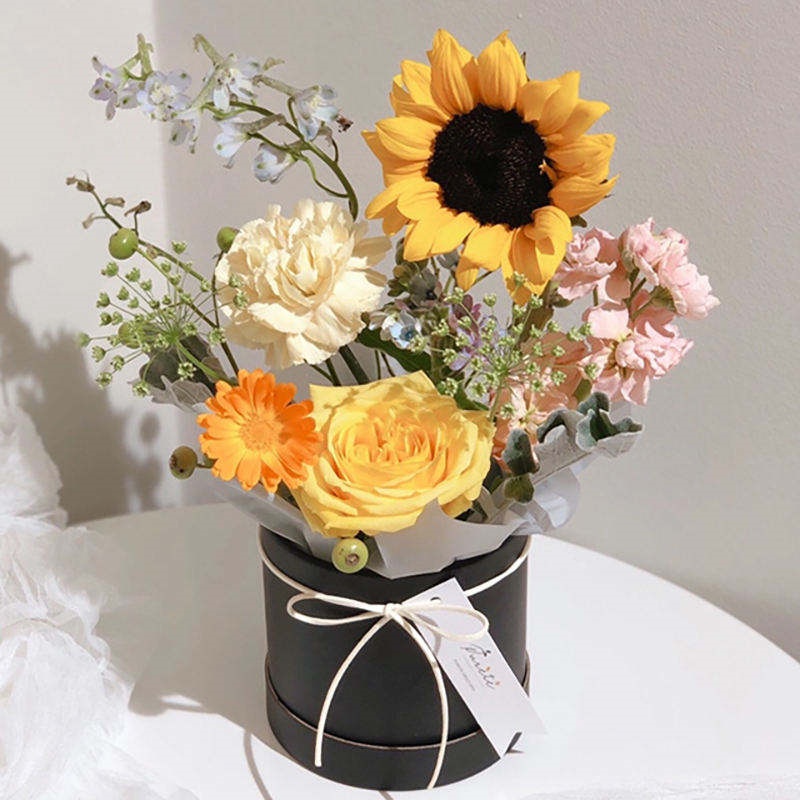 flower box round