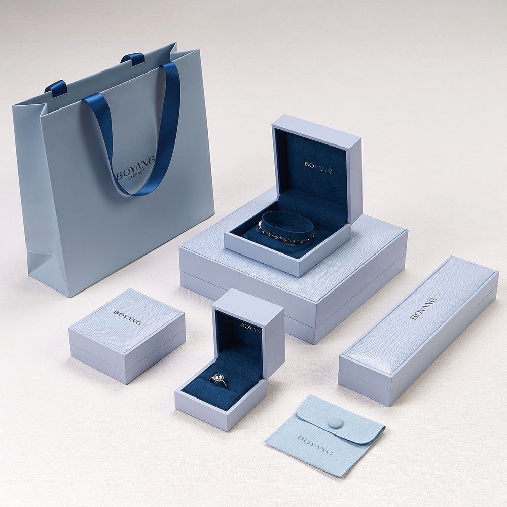 AR-JB014-Premium Grain Texture Jewelry Box Set With Gift Bag - AIRETION